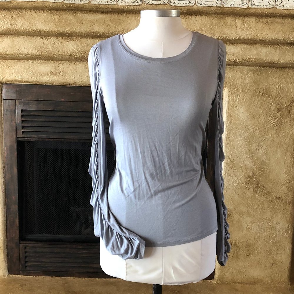 Fancy knit, luxury long sleeve tee